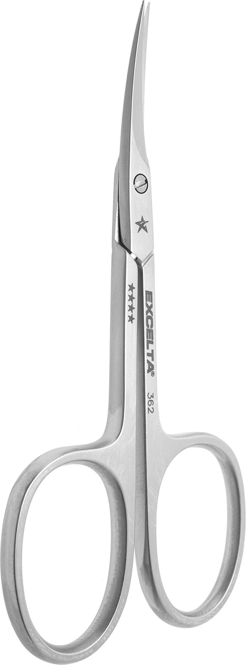 Excelta - 362 - Scissor - Medical Grade - Curved - Four Star - SS - Blade Length .88" (22mm), 0.092" Height, 0.042000000000000003" Wide, 3.13" Length 3.13" - Scissors, .88" Curved Relieved Blade Length Stainless Steel, Swiss Quality, 362