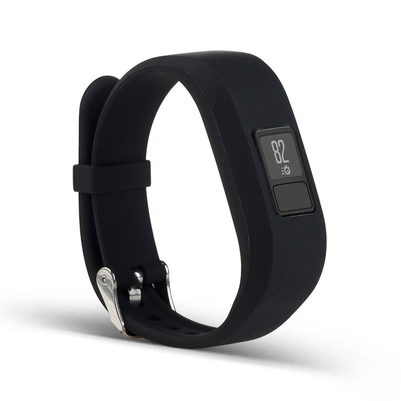 AUTRUN Band for Garmin Vivofit 3 and Garmin Vivofit JR, Silicon Bracelet Strap Replacement Bands for Garmin Vivofit 3 and Vivofit JR(No Tracker) Style A:1Pc Black