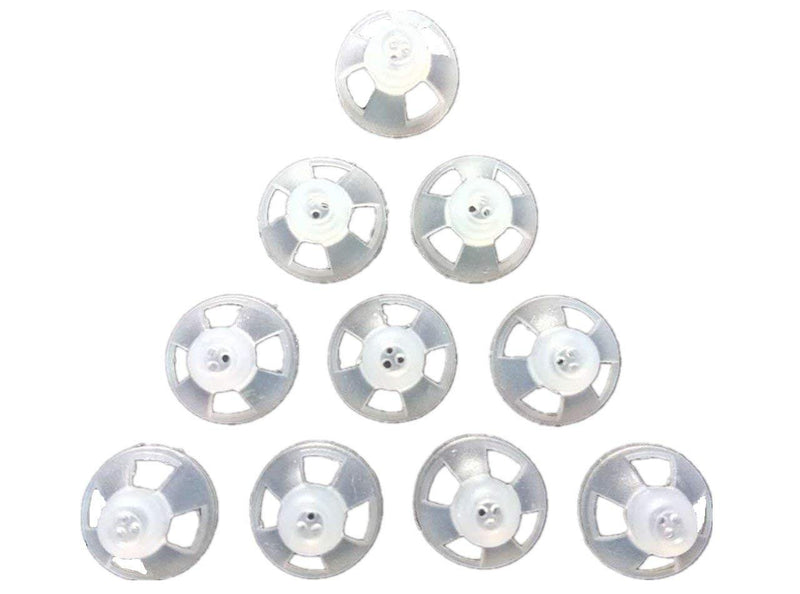 Jungle Care Hearing Aid Ear Piece Open Domes 9mm 10-Pack Comfortable PSAP (Personal Sound Amplifiers Product) Kit Ear Tips Invisible, Perfect for Open Air (Open fit), Except for RIC