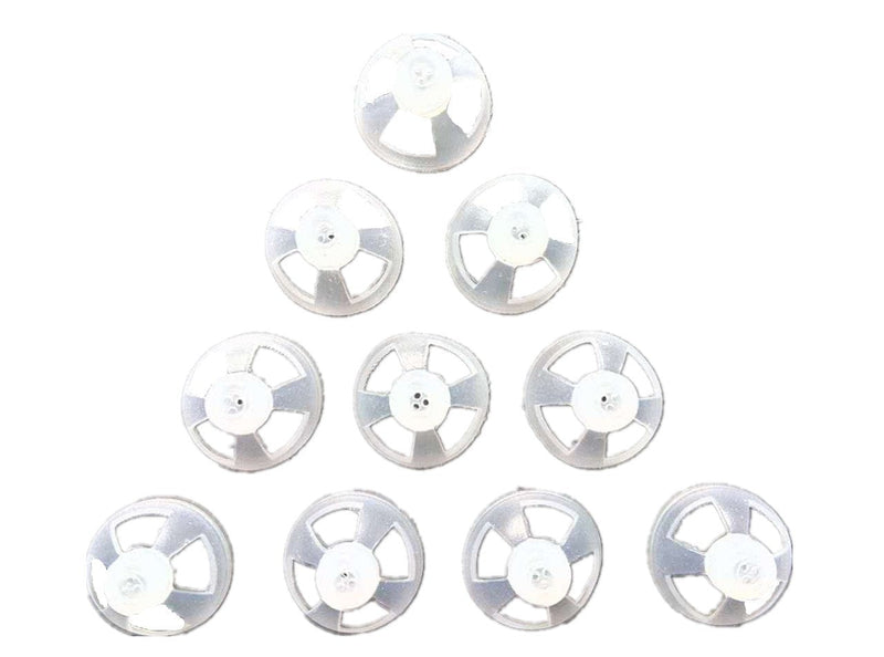 Jungle Care Hearing Aid Ear Piece Open Domes 12mm 10-Pack Comfortable PSAP (Personal Sound Amplifiers Product) Kit Ear Tips Invisible, Perfect for Open Air (Open fit), Except for RIC