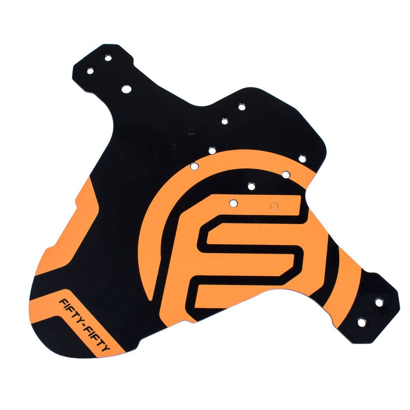 FIFTY-FIFTY Mountian Bike Fender,MTB Mudguard,Front and Rear Compatible,Fits 26", 27.5", 29", Plus Size and Fat Bike Wheel Sizes Orange