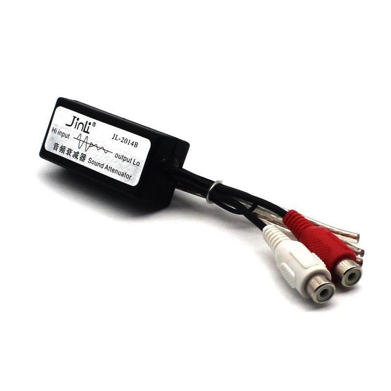 MOTONG Speaker to Female RCA High to Low Line Output Converter for Car/Home Audio