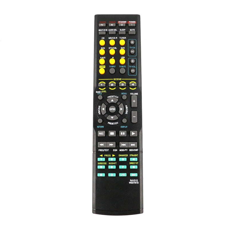 RAV315 Replacement Remote Control Applicable for Yamaha AV Receiver RAV315 RX-V461 HTR-6040 HTR-6050 WN22730EU RX-V561