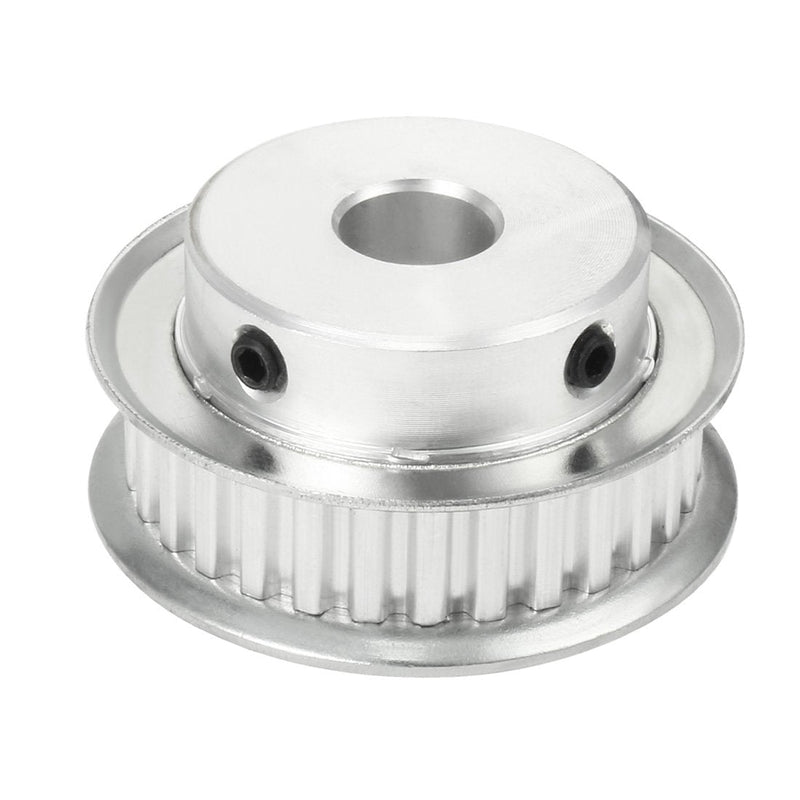 uxcell Aluminum 30 Teeth 12mm Bore 5.08mm Timing Belt Pulley for 10mm Belt