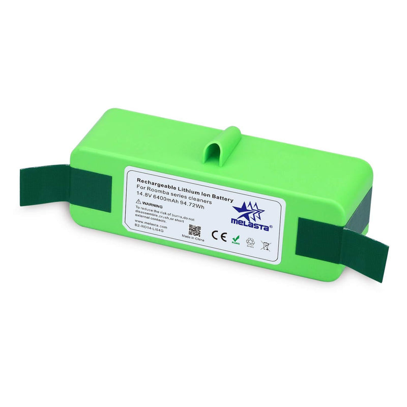 melasta 6400mAh Lithium Battery Replacement for iRobot Roomba 675 655 650 860 870 880 890 660 677 770 780 535 551 585 595 & 500Â 600Â 700Â 800Â Series