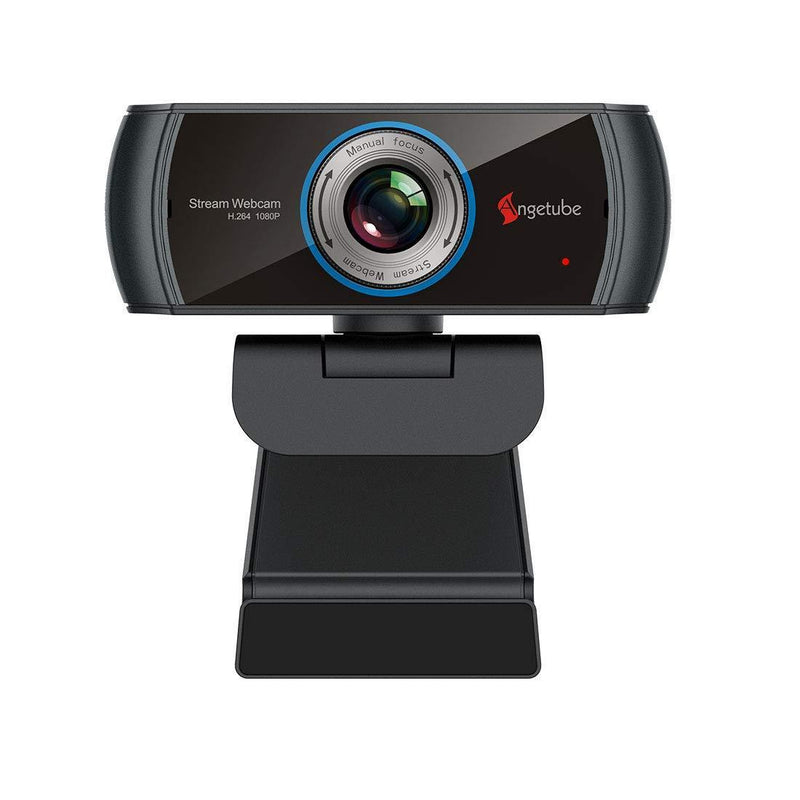 PC 1080P Webcam with Mic. USB Camera for Video Calling & Recording Video Conference/Online Teaching/Business Meeting Compatible with Computer Desktop Laptop MacBook for Windows Android iOS Linux