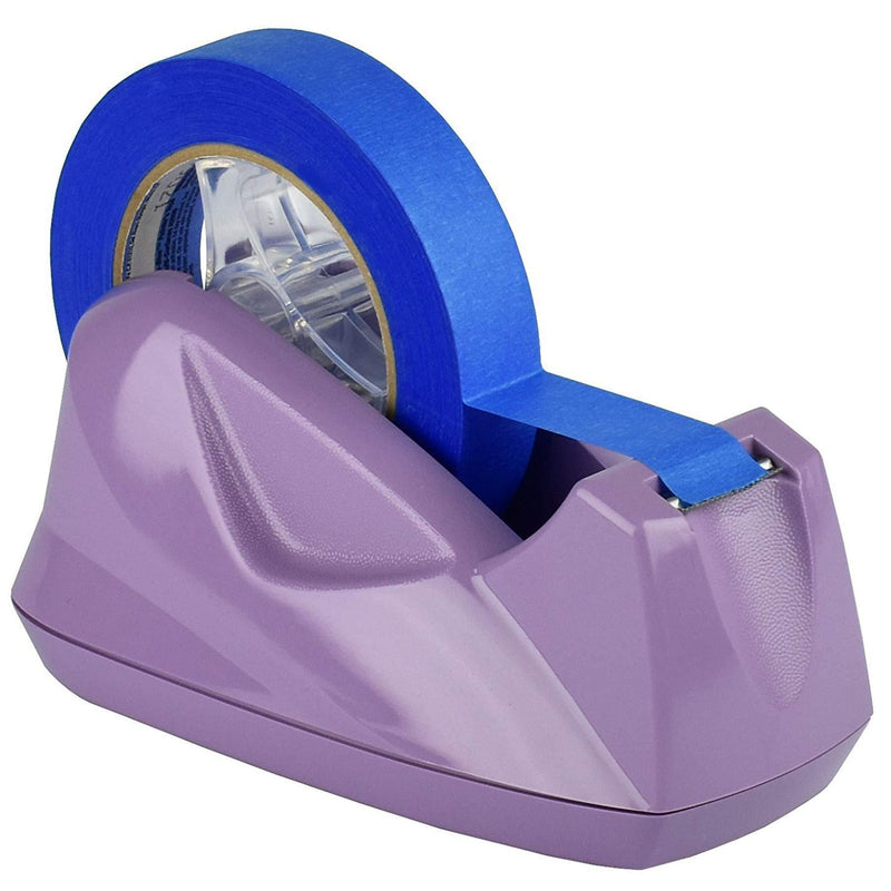 Acrimet Premium Desktop Tape Dispenser Jumbo Non-Skid Base (Heavy Duty) (Purple Color)