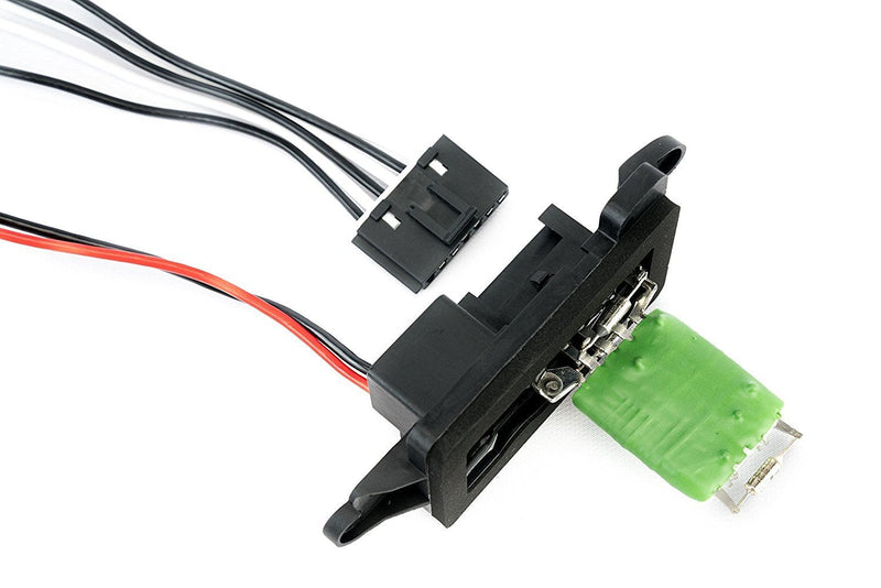 AC Blower Motor Resistor Kit with Harness - Replaces 89019088, 973-405, 15-81086, 22807123 - Compatible with Chevrolet, GMC & Cadillac Vehicles - Silverado, Tahoe, Suburban, Avalanche, Sierra, Yukon