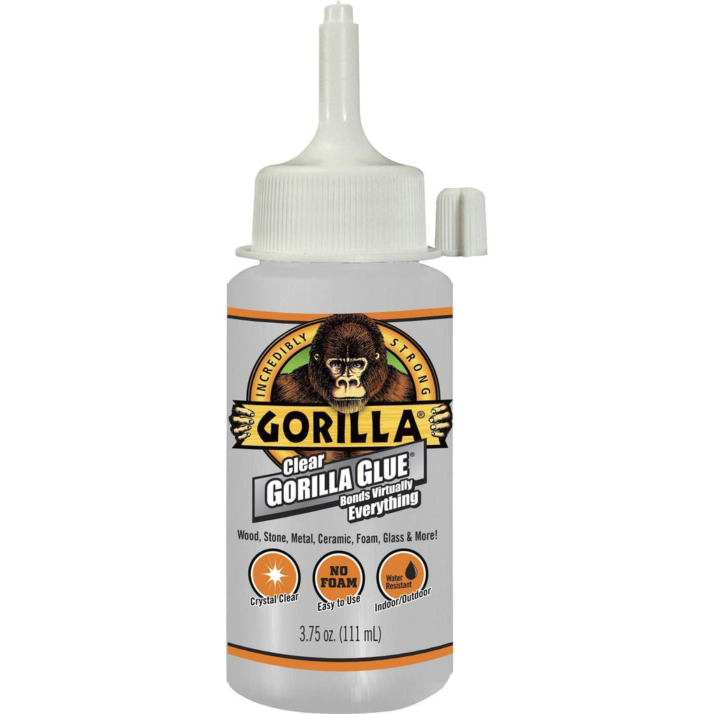 Gorilla Clear Glue, 3.75 Ounce Bottle, Clear (Pack of 1) 1 - Pack