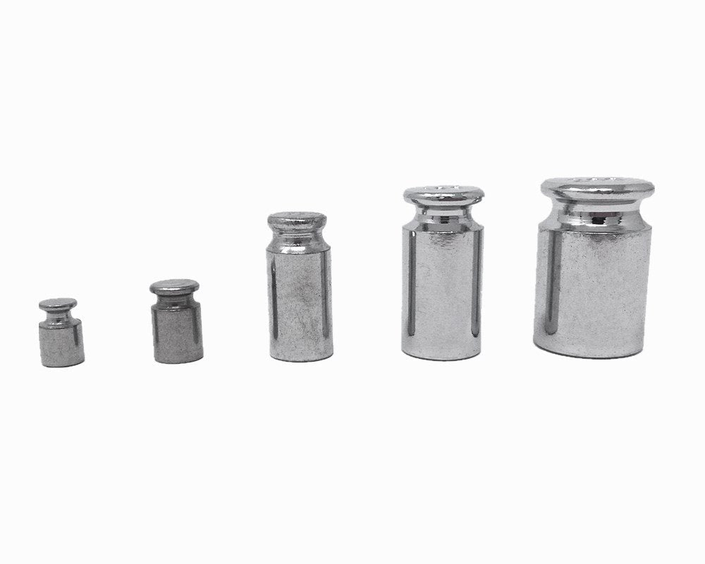 Honbay 5pcs Chrome Plated Calibration Scale Weight 1g 2g 5g 10g 20g Gram Scale Weight for Digital Scale Balance