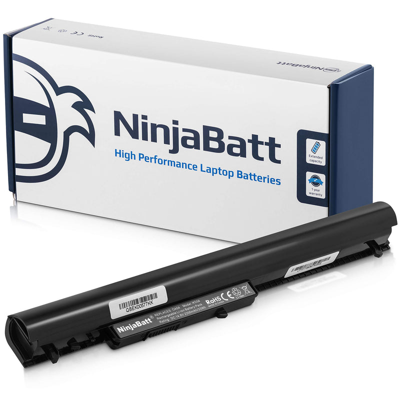 NinjaBatt Battery for HP 746641-001 740715-001 OA04 OA03 15-R029WM 15-R052NR 15-R015DX 15-G020DX 15-R137WM 15-D035DX 250 G3 15-D020DX HSTNN-LB5Y 0AO3 - High Performance [4 Cells/2200mAh/33wh]