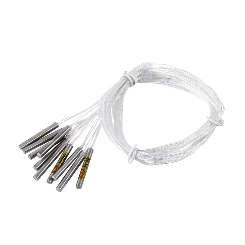 10Pcs PT100 Platinum Resister Temperature Sensor Waterproof Probe﹣20℃ to 250℃