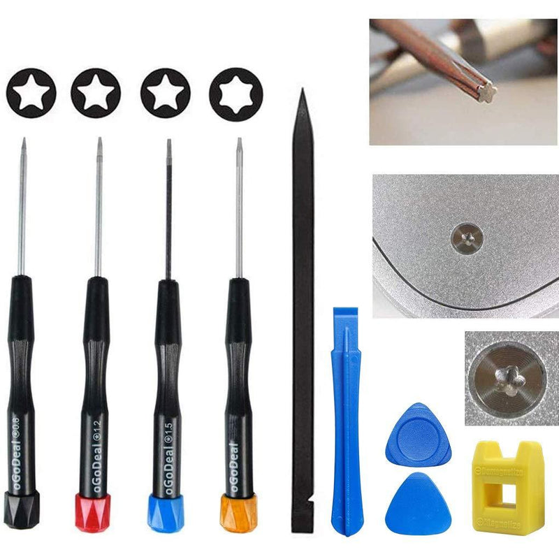 Precision Pentalobe Screwdriver Set P2 P5 P6 5-Point 5-Star 0.8 mm, 1.2 mm & 1.5 mm 3Pcs Pentalobe Screwdriver Bits Or Ts1 Ts4 Ts5 for Apple iPhone MacBook Pro, Air Retina Pentalobe Screwdriver