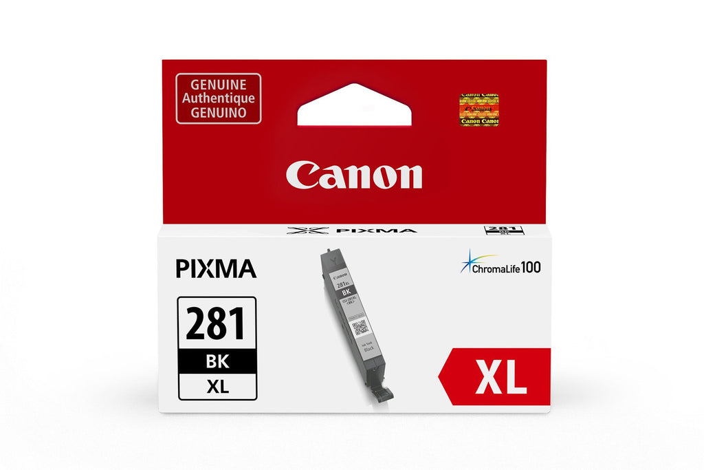 Canon CLI-281XL Black Ink Tank, Compatible to TR8520,TR7520,TS9120,TS8120 and TS6120 Printer XL