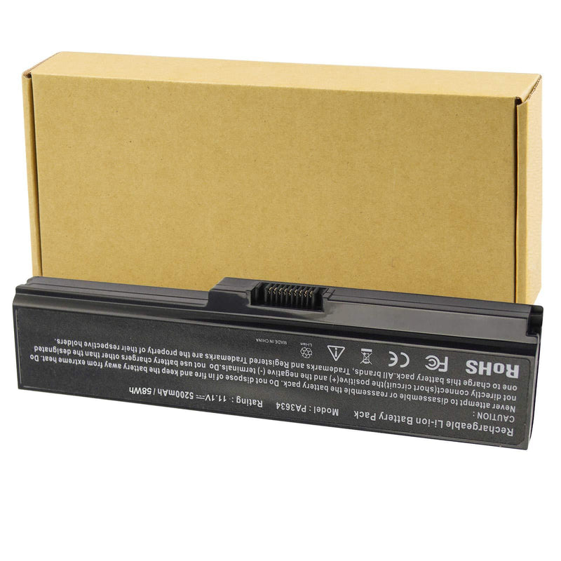 Futurebatt Laptop Battery fit Toshiba Satellite A665 C655 L645 L645D L650 L650D L655 L655D L670 L675 M300 M301 M305 M505 U405 Series, p/n PABAS228 PA3634U-1BRS PA3634U-1BAS PA3635U-1BAM PA3636U-1BRS