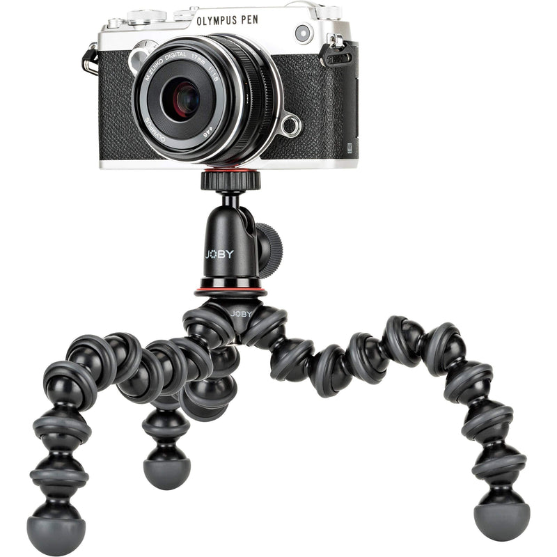 Joby JB01503 GorillaPod 1K Kit. Compact Tripod 1K Stand and Ballhead 1K for Compact Mirrorless Cameras or Devices up to 1k (2.2lbs). Black/Charcoal.