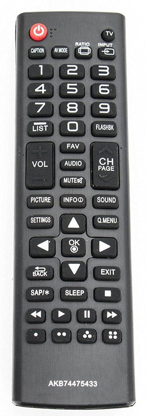 AKB74475433Â TV Remote Control Replacement for LG TVs