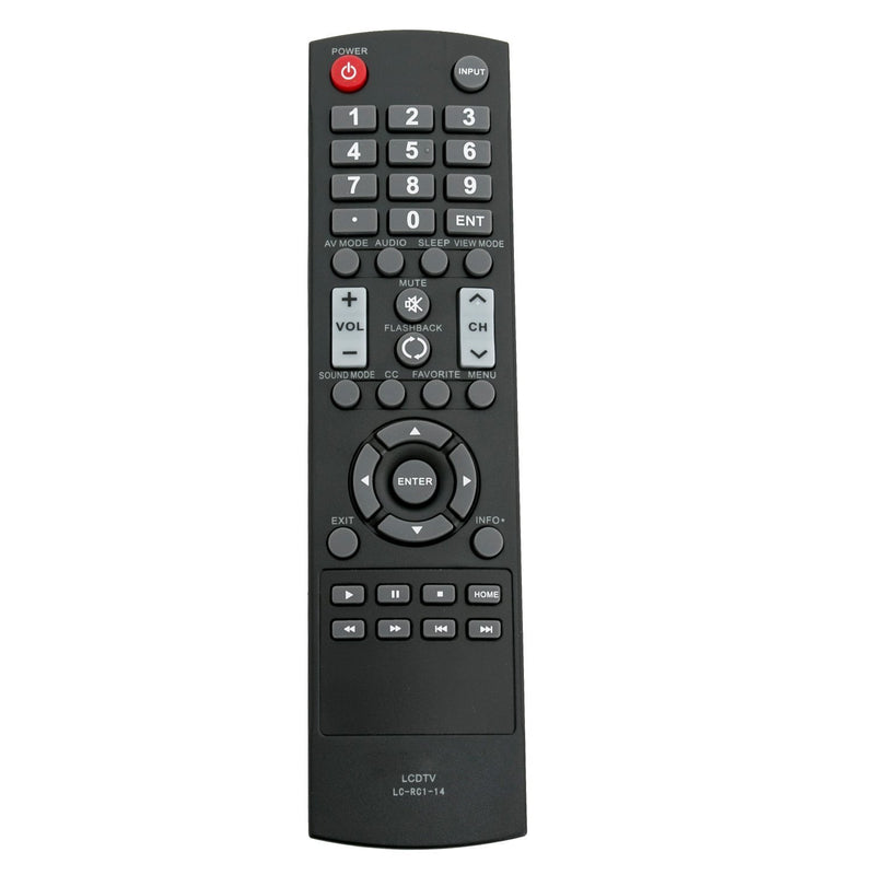 LC-RC1-14 Replace Remote for Sharp TV LC-32LB150U LC-42LB261U LC-50LB261U LC-32LB261U LC-42LB150U LC-50LB150U LC32LB150U LC42LB261U LC50LB261U LC32LB261U LC42LB150U LC50LB150U