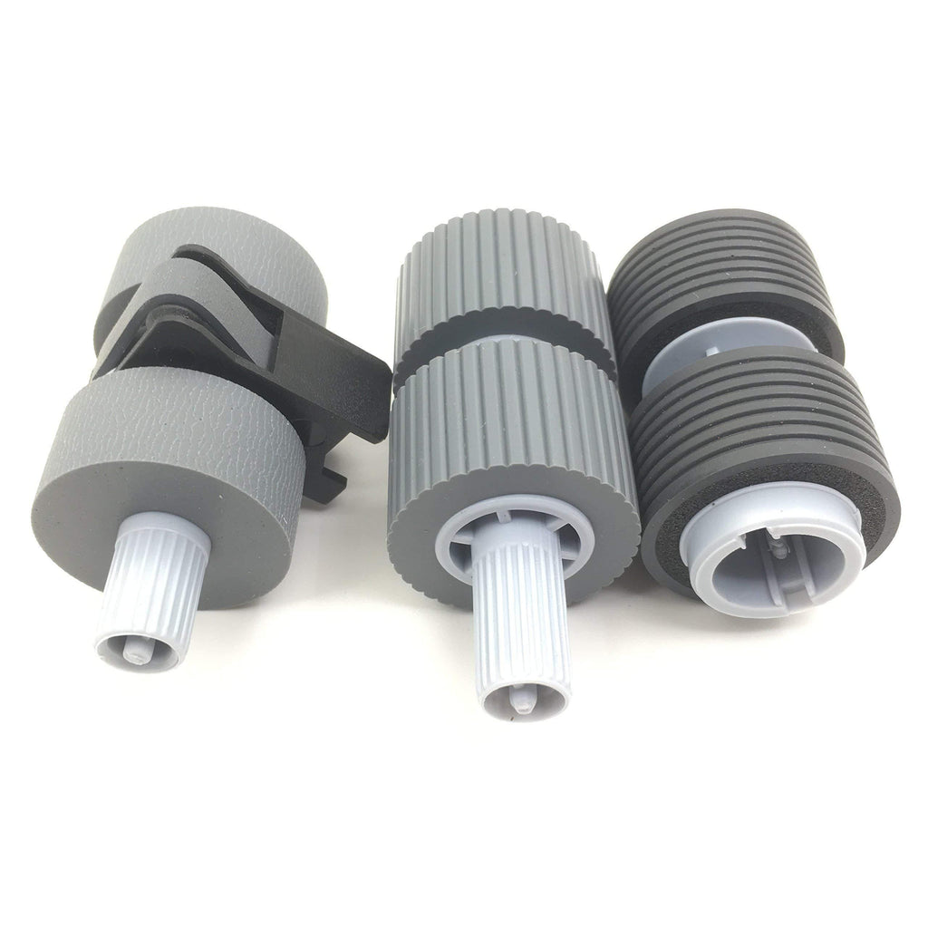 OKLILI PA03338-K011 PA03576-K010 PA03338-K010 Pick Pickup Roller Brake Roller Compatible with fi-6770 fi-6670 fi-6770A fi-5750C fi-5650C fi-5750 fi-5650 fi-6750 fi-6750S