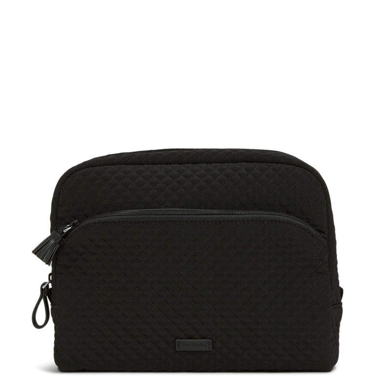 Vera Bradley Women's Microfiber Large Cosmetic Makeup Organizer Bag One Size Classic Black