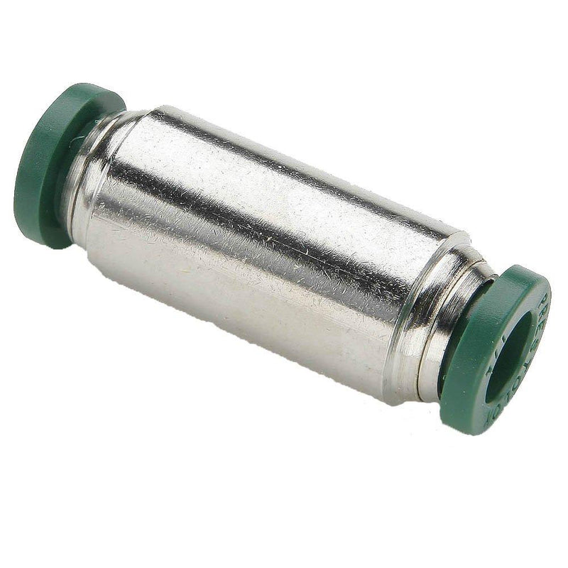 Parker 62PLP-4-2 Prestolok PLP Push-to-Connect Instant Fitting, Tube to Tube, Nickel Plated Brass, Push-to-Connect Union, 1/4" and 1/8"