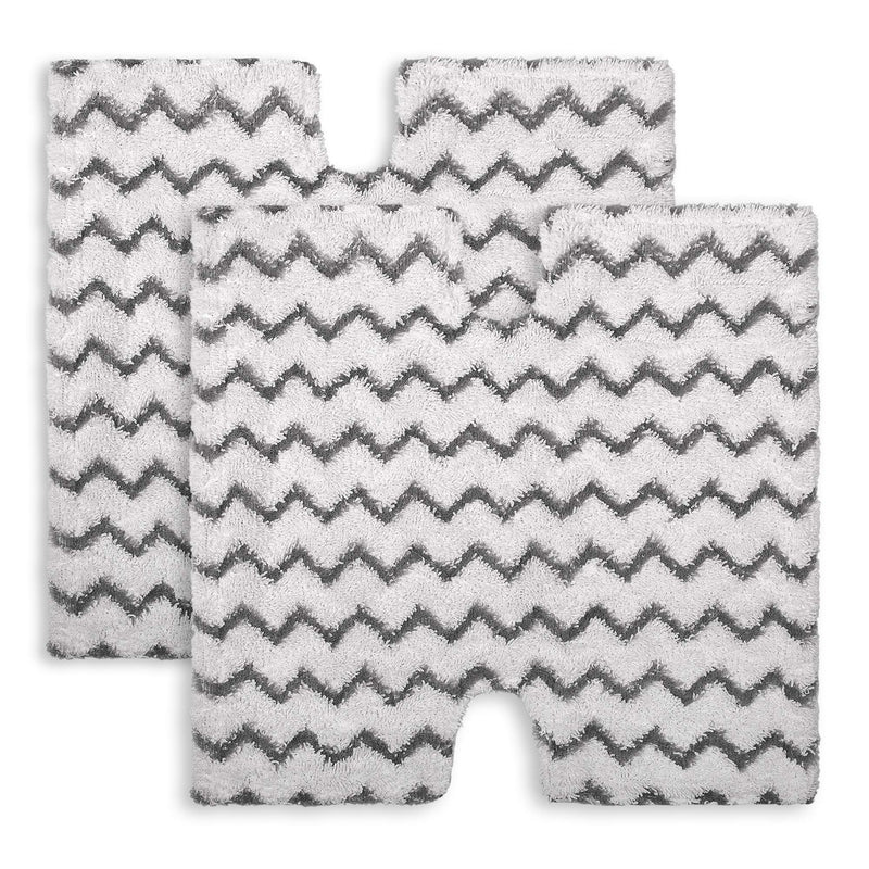 F Flammi Microfiber Steam Mop Pad for Shark Genius Lift-Away Pro Steam Mop S5003D S5002Q S5003A S6001W S6001WM S6002 S6002C S6003D S6003 S3973 S3973D S3973WM Washable Reusable Replacement Mop Head 2