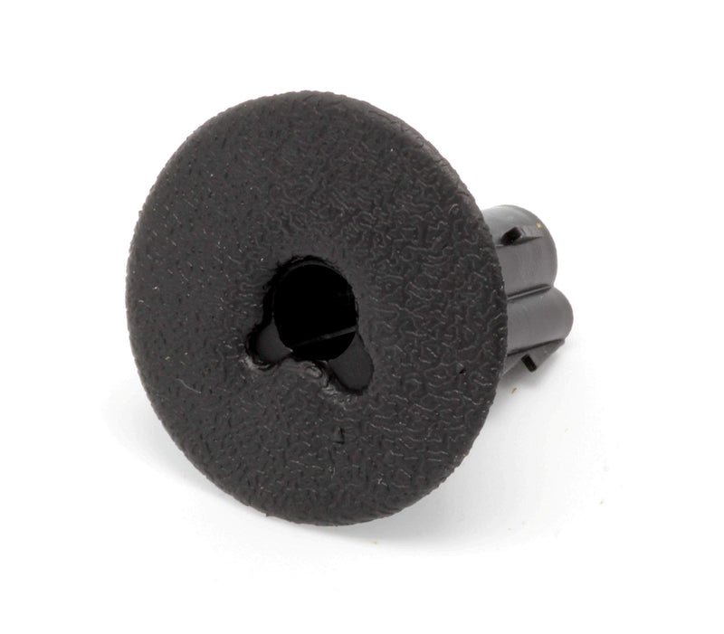Single Feed Thru Bushing - (Black) RG6 Feed Through Bushing (Grommet) Replaces Wallplates (Wall Plates) for Coax Coaxial Cable, Network Cable, CCTV - Indoor/Outdoor Rated - 10 Pack Single Black