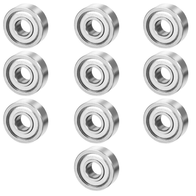 uxcell 10pcs 5mmx14mmx5mm Double Shielded Miniature Deep Groove Ball Bearing