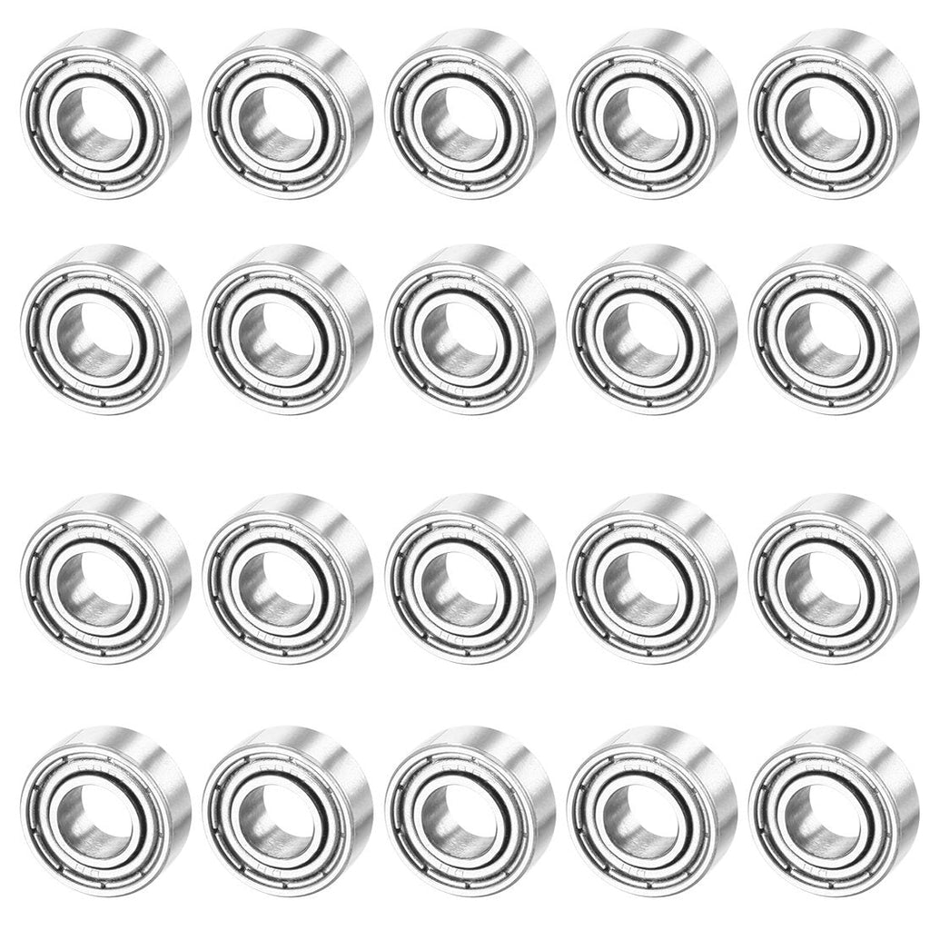 uxcell 20pcs 6mmx13mmx5mm Double Shielded Miniature Deep Groove Ball Bearing