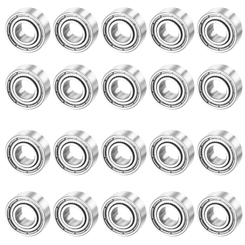 uxcell 20pcs 6mmx13mmx5mm Double Shielded Miniature Deep Groove Ball Bearing