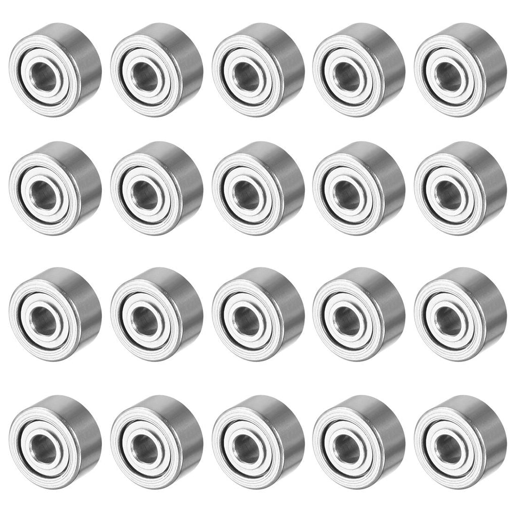 uxcell 20pcs MR62ZZ 2mmx6mmx2.5mm Double Shielded Miniature Deep Groove Ball Bearing