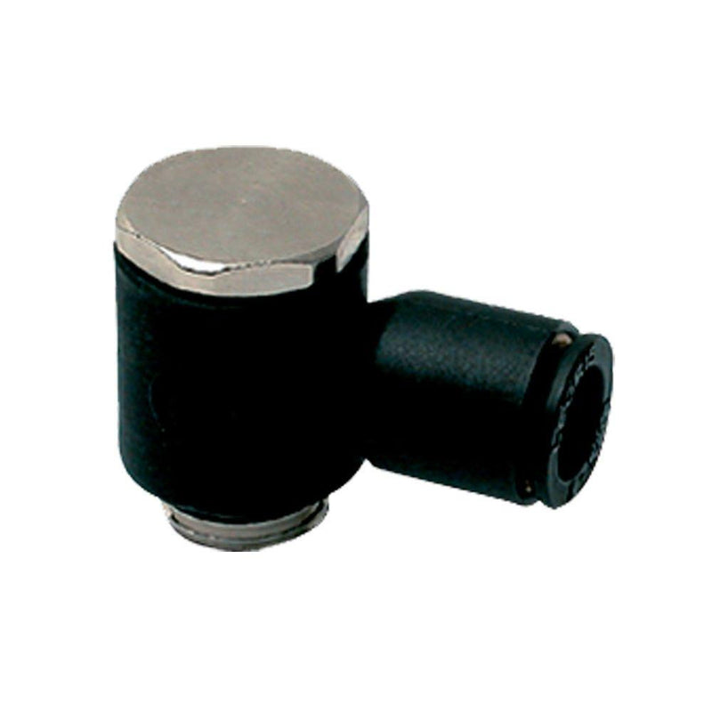 Parker 369PLPBJ-10M-6G-pk10 Composite Push-to-Connect Fitting, Tube to Pipe, Glass Reinforced 6.6, Push-to-Connect and BSPP Single Banjo, 10 mm and 3/8", Nylon, 10 mm, 3/8" (Pack of 10)