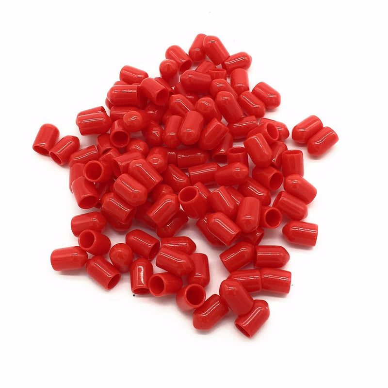 FiberShack - Fiber Optic Dust Caps for Fiber Bulkheads - 100 caps - ST, APC, SC, FC (ST)