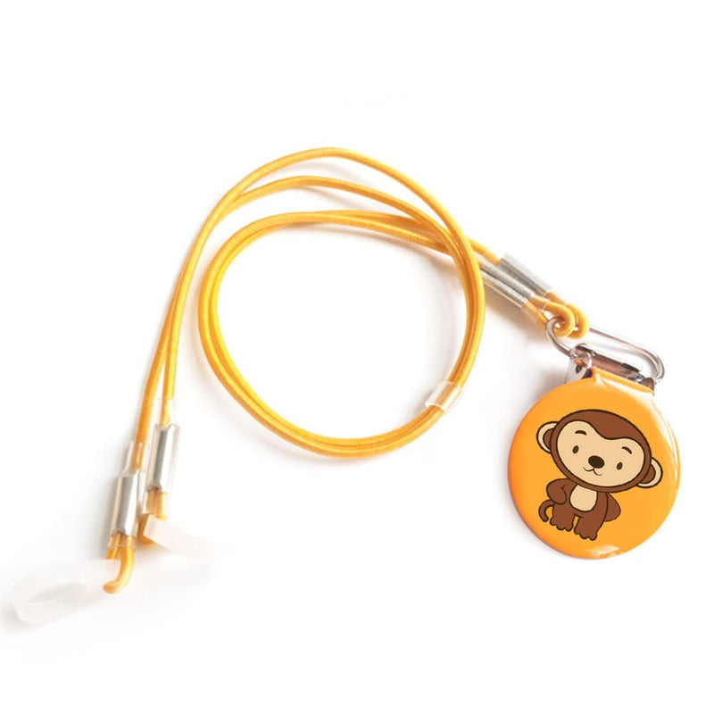 Hearing Aid Protection Hearing Aid Holder Protector for BTE and ITE with Cartoon Design (Monkey) Monkey