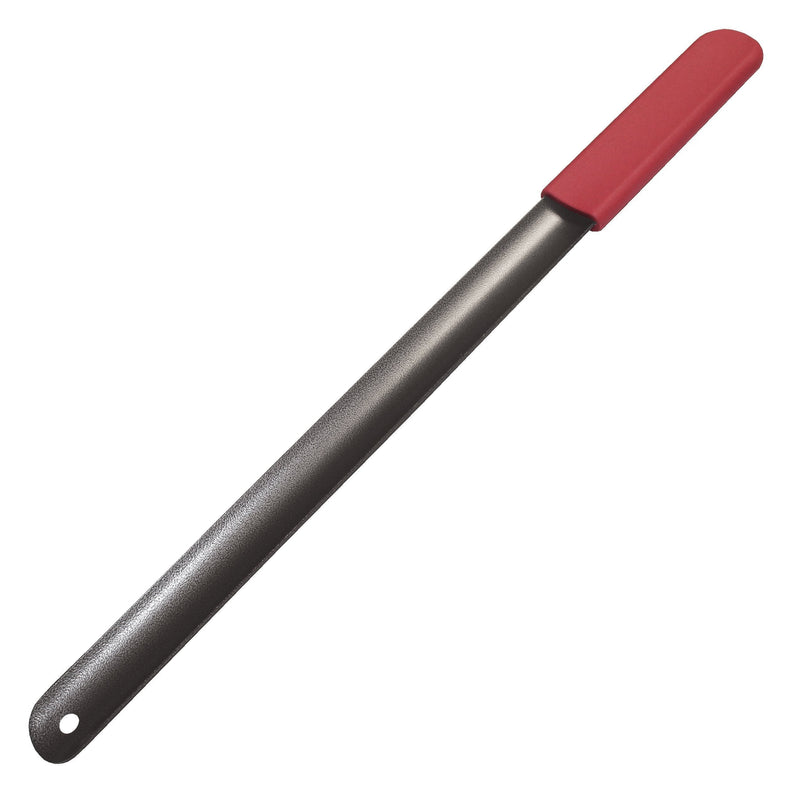Red Grip Powder Coated Steel Shoehorn 18 Inch