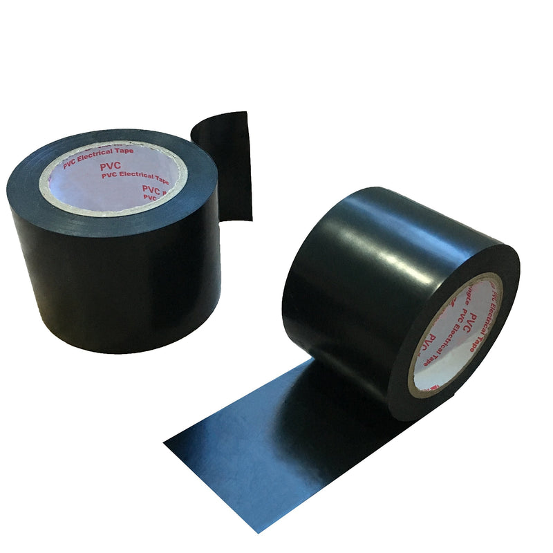 Maveek 2 Rolls Electrical Tape 50mm15m Black Silicone Waterproof Repair Insulation Tape 2B