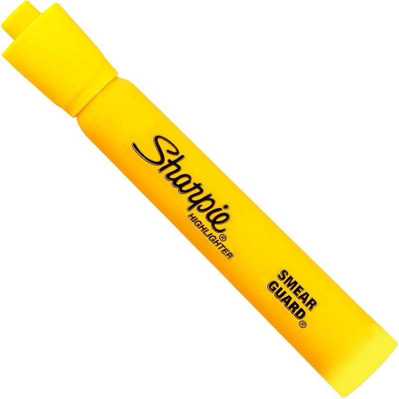 Ship Now Supply SNMK601YE Sharpie Accent Highlighters, Yellow (Pack of 12)