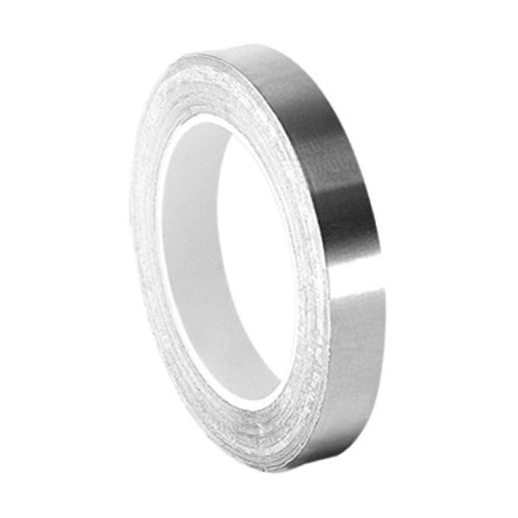 3M - 0.5-3-3361(PK 4) 3361 High Temperature Stainless Steel/Acrylic Adhesive Foil Tape, 0.5" Width x 3yd. Length (4 rolls)