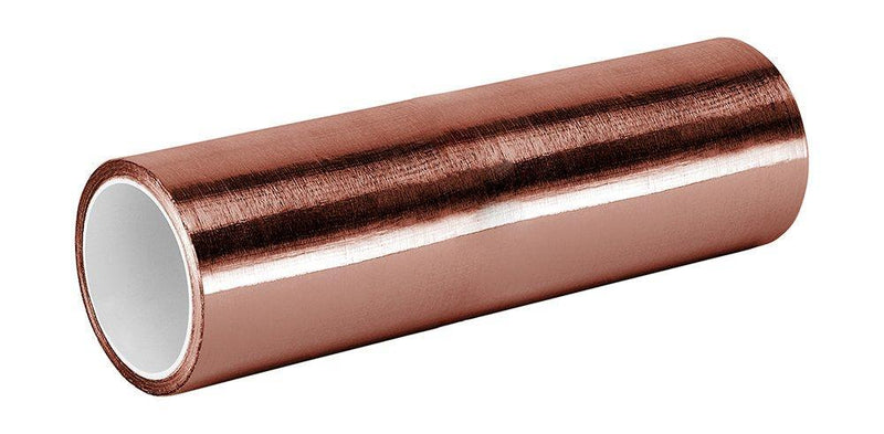 3M - 1-6-1126(PK 2) 1126 Foil Tape, 1" Width x 6yd. Length,Copper