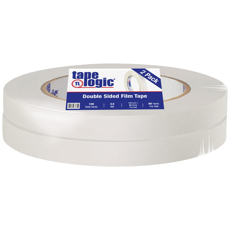 Tape Logic Double Sided Film Tape, 1/2" x 60 yd.