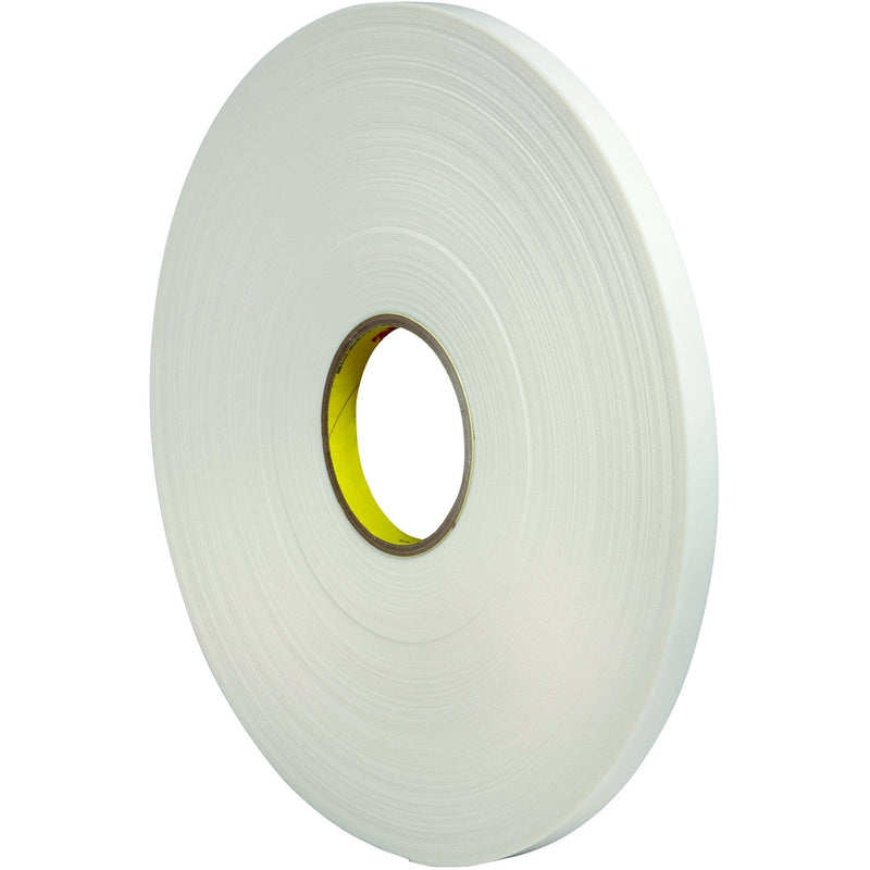 3M 4462 Double Sided Foam Tape, 1/2" x 72 yds, 1/32",White, 1/Case, 3M Stock# 7000123601