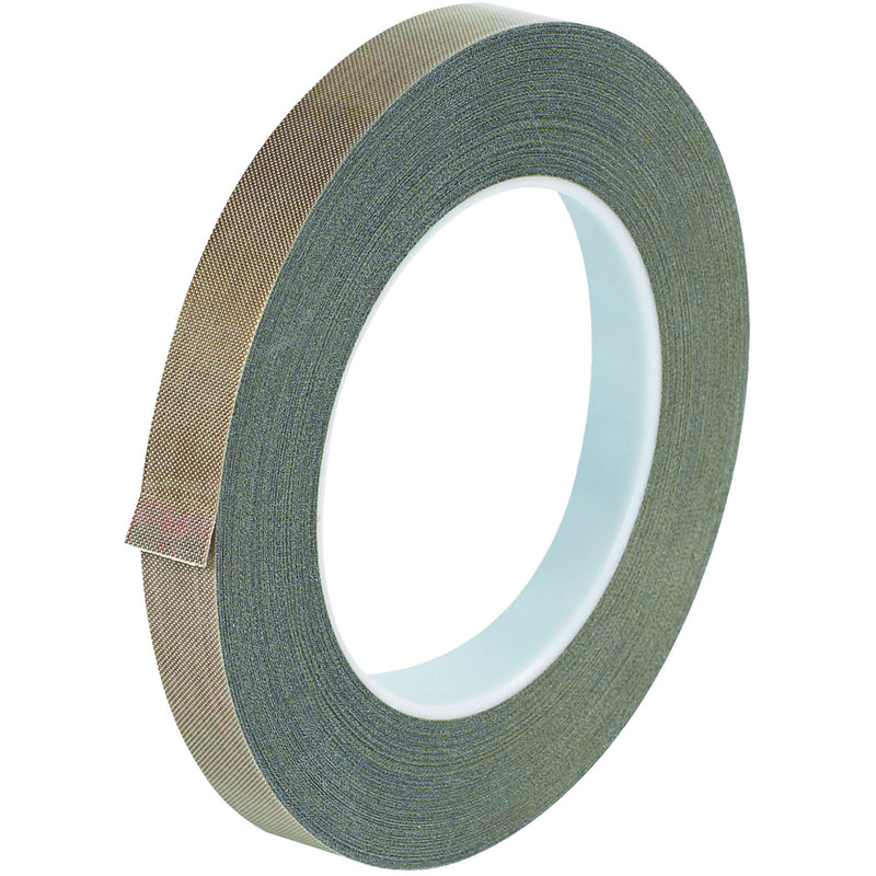 PTFE Glass Cloth Tape, 3 Mil, 3/8" x 36 yd.