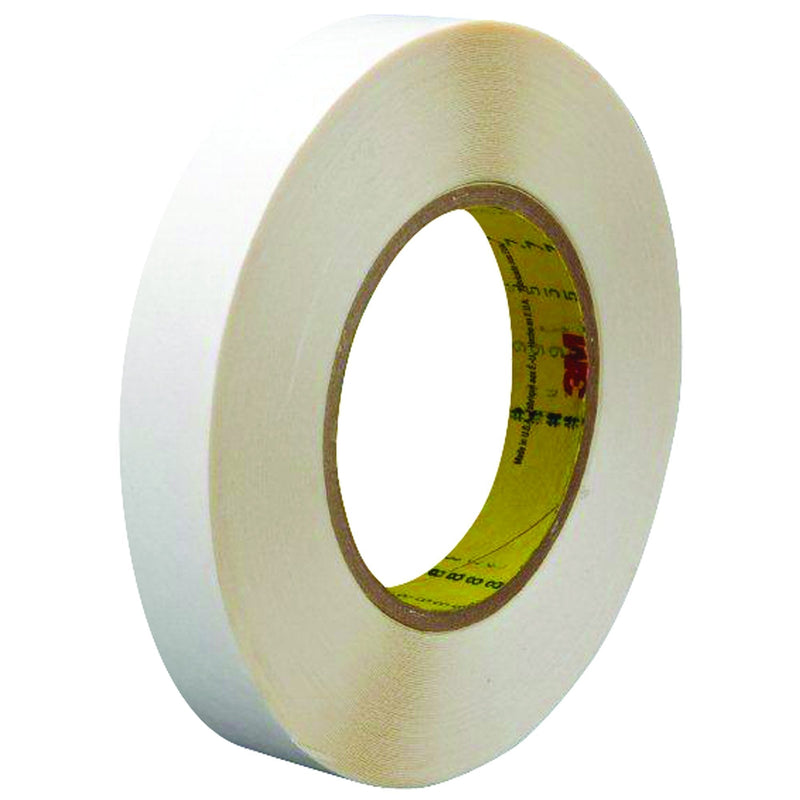 3M 9579 Double Sided Film Tape, 1/2" x 36 yds, White, 2/Case, 3M Stock# 7000123508