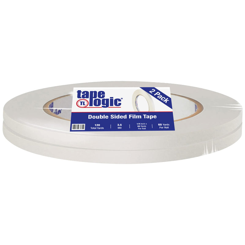 Tape Logic Double Sided Film Tape, 1/4" x 60 yd.