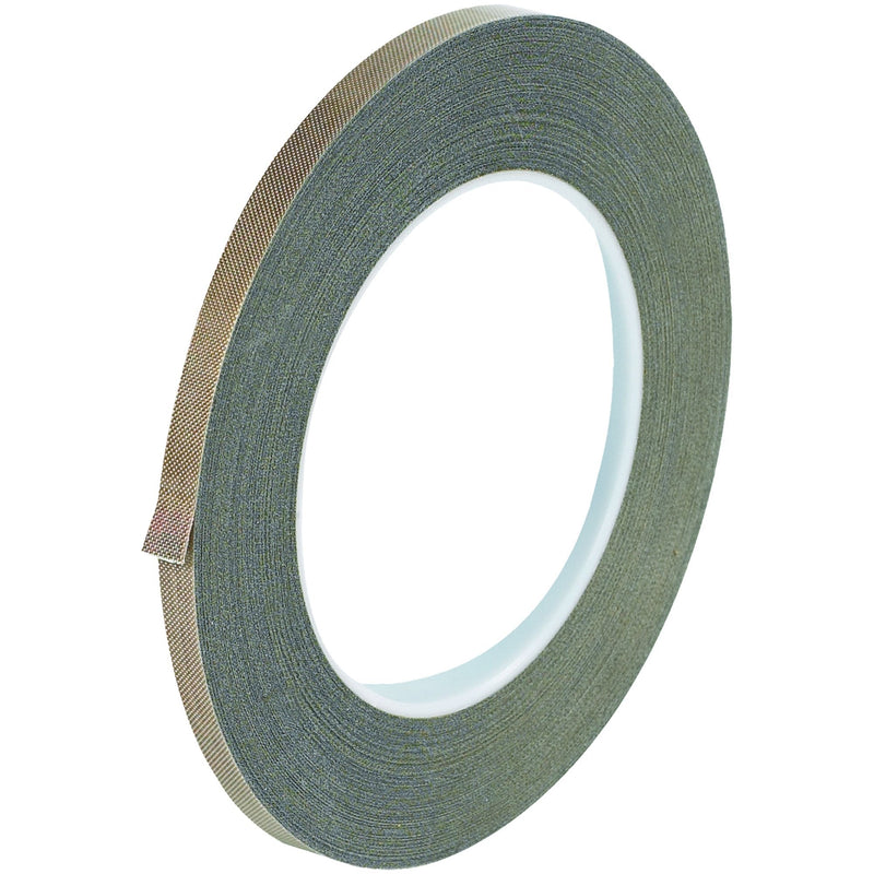 PTFE Glass Cloth Tape, 3 Mil, 1/4" x 18 yd.