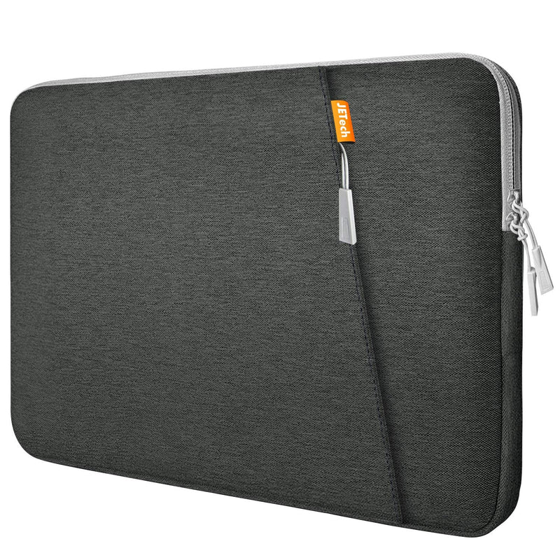 JETech Laptop Sleeve Compatible for 13.3-Inch Notebook Tablet iPad Tab, Compatible with 13" MacBook Pro and MacBook Air,Waterproof Shock Resistant Bag Case with Accessory Pocket, Grey