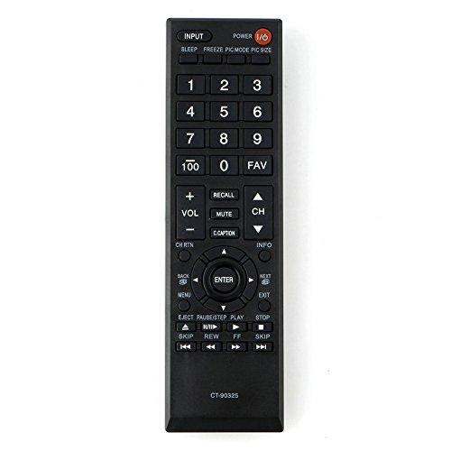 Replacement Remote Control for 32C120U 32L1400U 39L22U 50L1400U 50L2400U Toshiba TVs