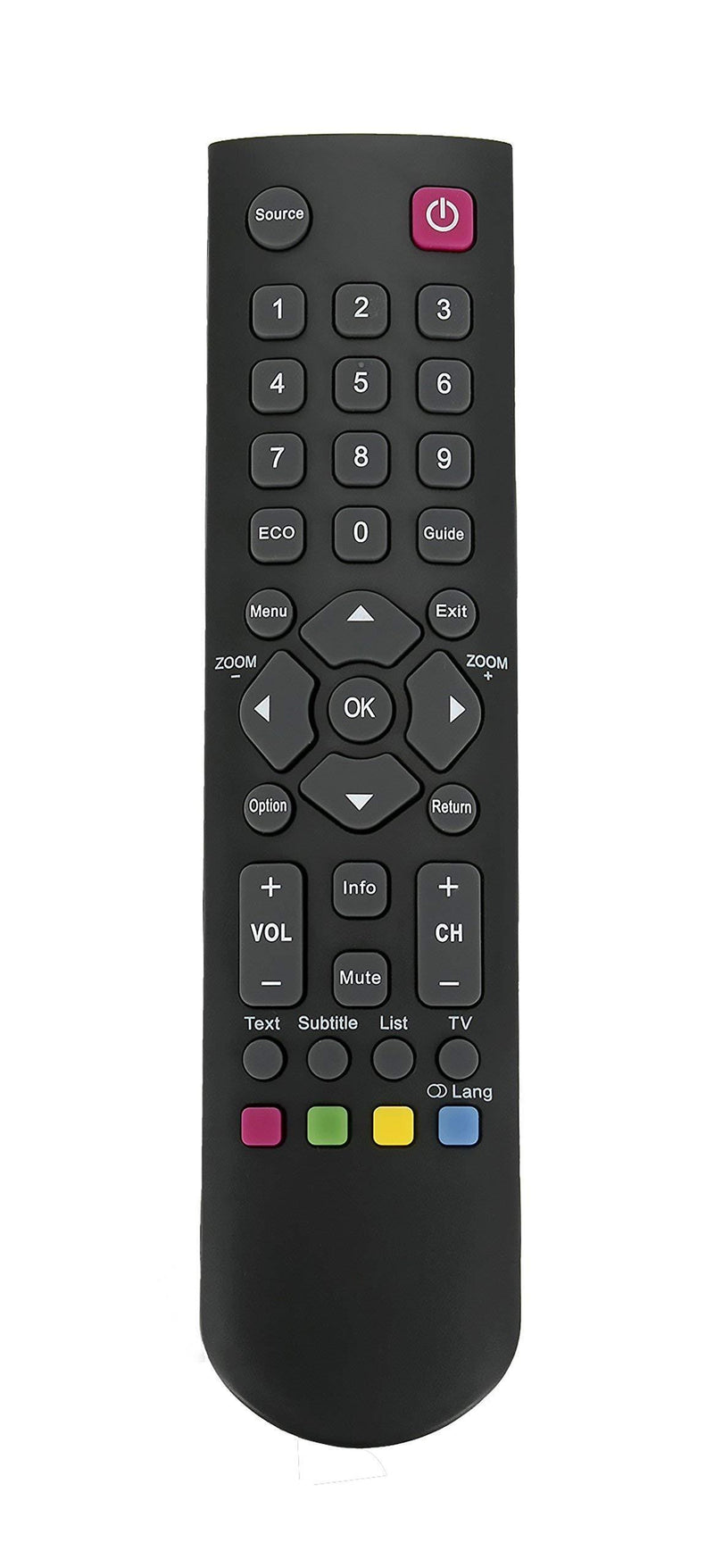 New Remote Control Replacement fit for TCL LED TV D2700 28D2700 L20D2700 L24D2700 L28D2700 L32D2700 L40D2700 L48D2700 L50D2700 L55D2700 L42E5300F L46E5300F L32E5300 LED32S4690 LED55S4690 LED48S4690