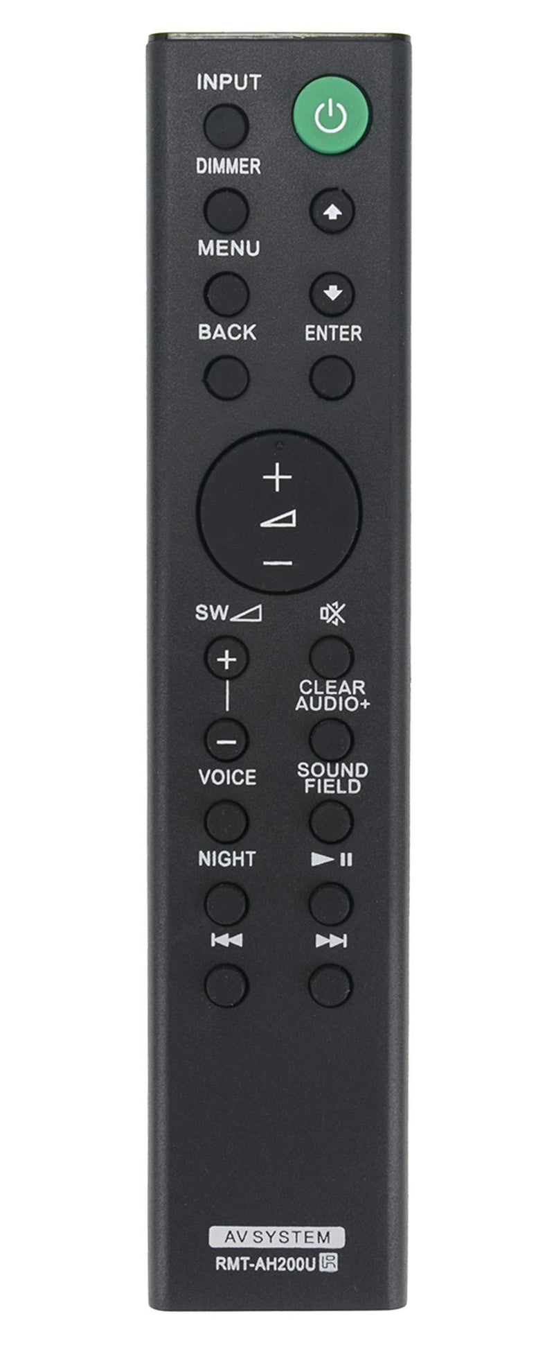 VINABTY RMT-AH200U Replace Remote fit for Sony Soundbar HT-CT390 SA-CT390 HT-RT3 Ht-rt40 HT-RT4 SA-WCT390 HTCT390 SACT390 HTRT3 Htrt40 HTRT4 SAWCT390 SS-RT4 SS-RT3 SS-SRT3R SS-SRT3L Home Theater
