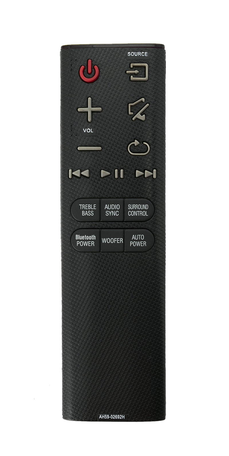 New AH59-02692H Replace Remote fit for Samsung Sound bar HWJ370 HW-J370 HWJ370/ZA HW-J370/ZA HWJ370ZA HWJ470 HW-J470 HWJ470/ZA HW-J470/ZA HWJ470ZA HWJM37 HW-JM37 HWJM37/ZA HW-JM37/ZA HWJM37ZA PSWJ470